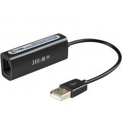 【Z310】晶华USB网卡（百兆）USB免驱网卡 黑色