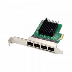 【四口千兆】京华PCI-E网卡INTEL 82571原装芯片