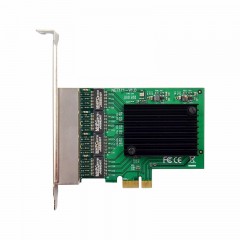 【四口千兆】京华PCI-E网卡INTEL 82571原装芯片