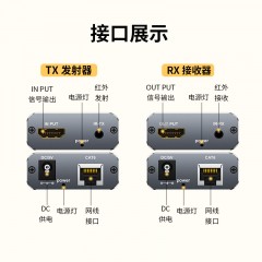 【Z031】晶华HDMI延长器网线转HDMI（120米）1080P